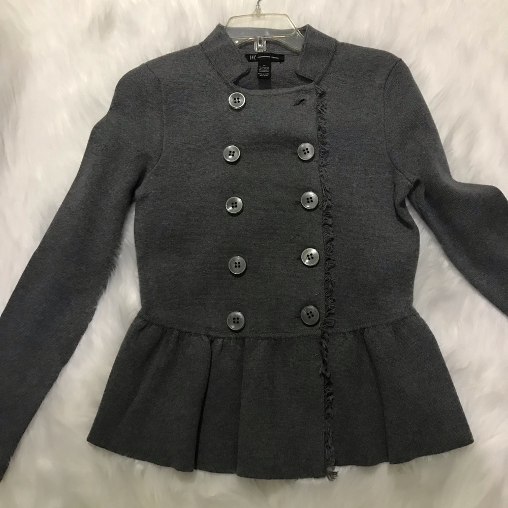 INC International Concept Military Style Sweater